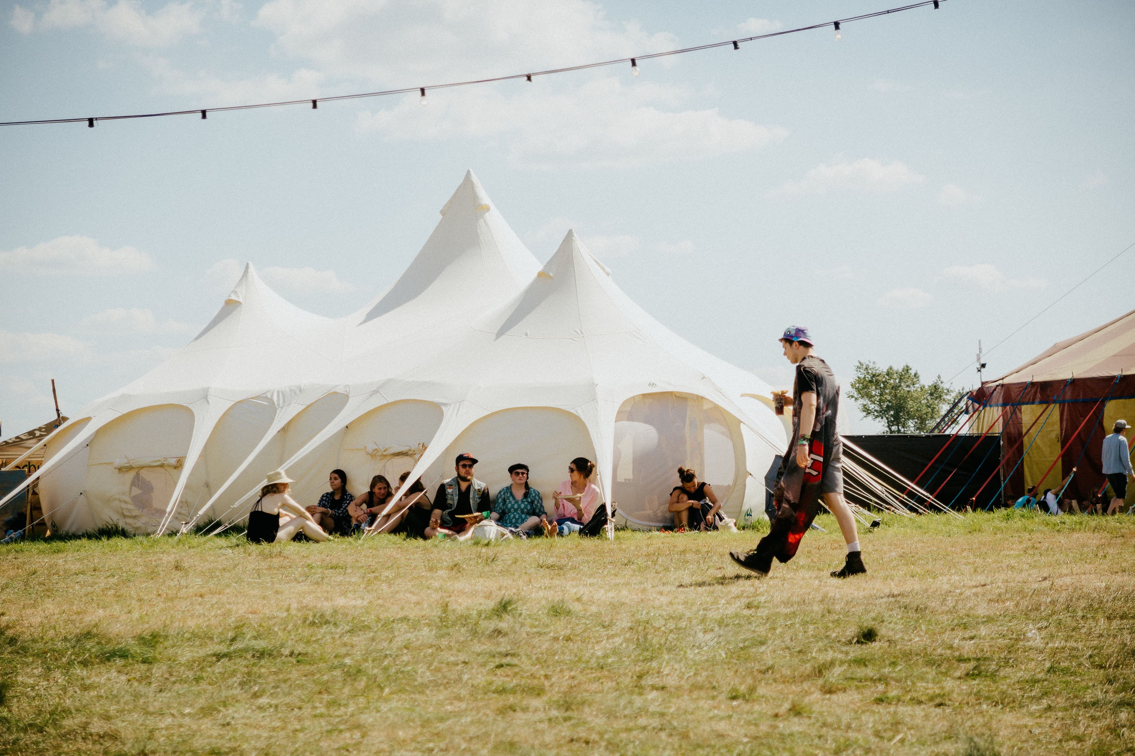 Rückzugsmöglichkeiten im Backstage