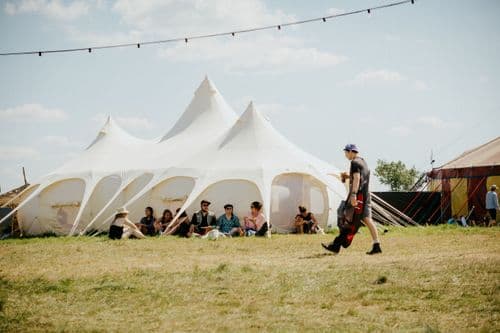 Rückzugsmöglichkeiten im Backstage