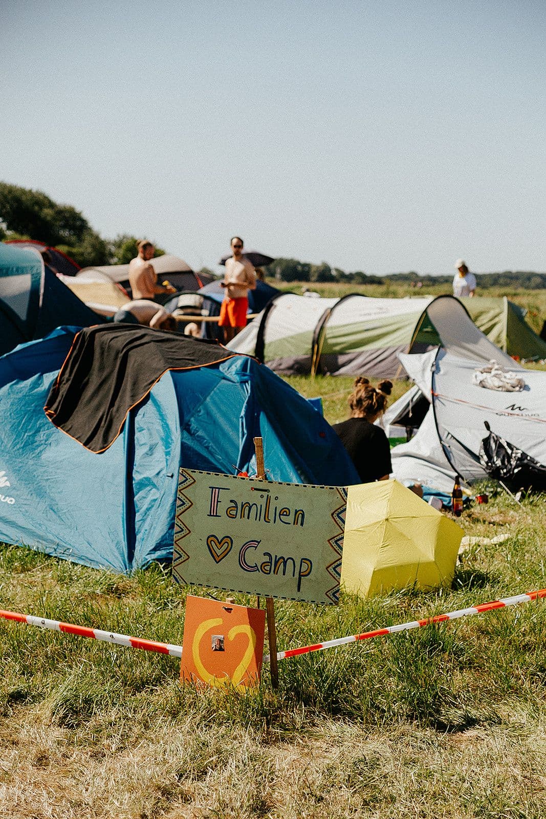 Ruhige Campingbereiche